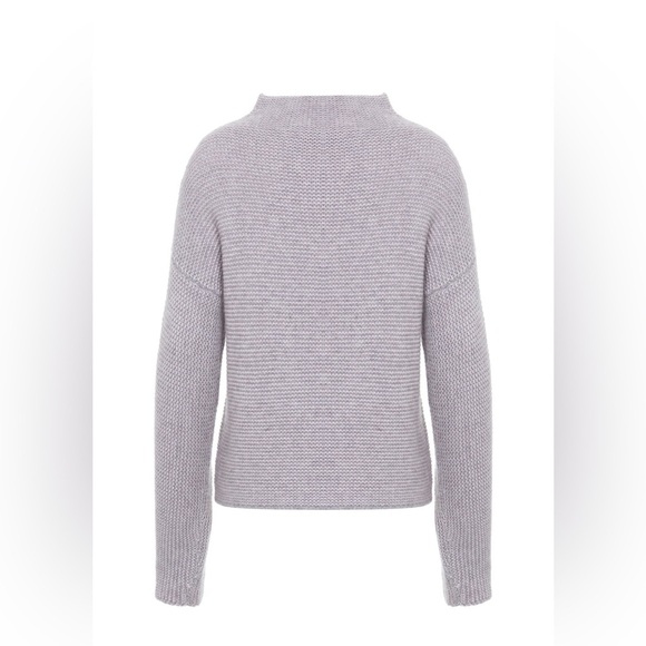 TSE Women's CASHMERE LINKS STITCH MOCKNECK Sweater Sz M - Picture 4 of 11